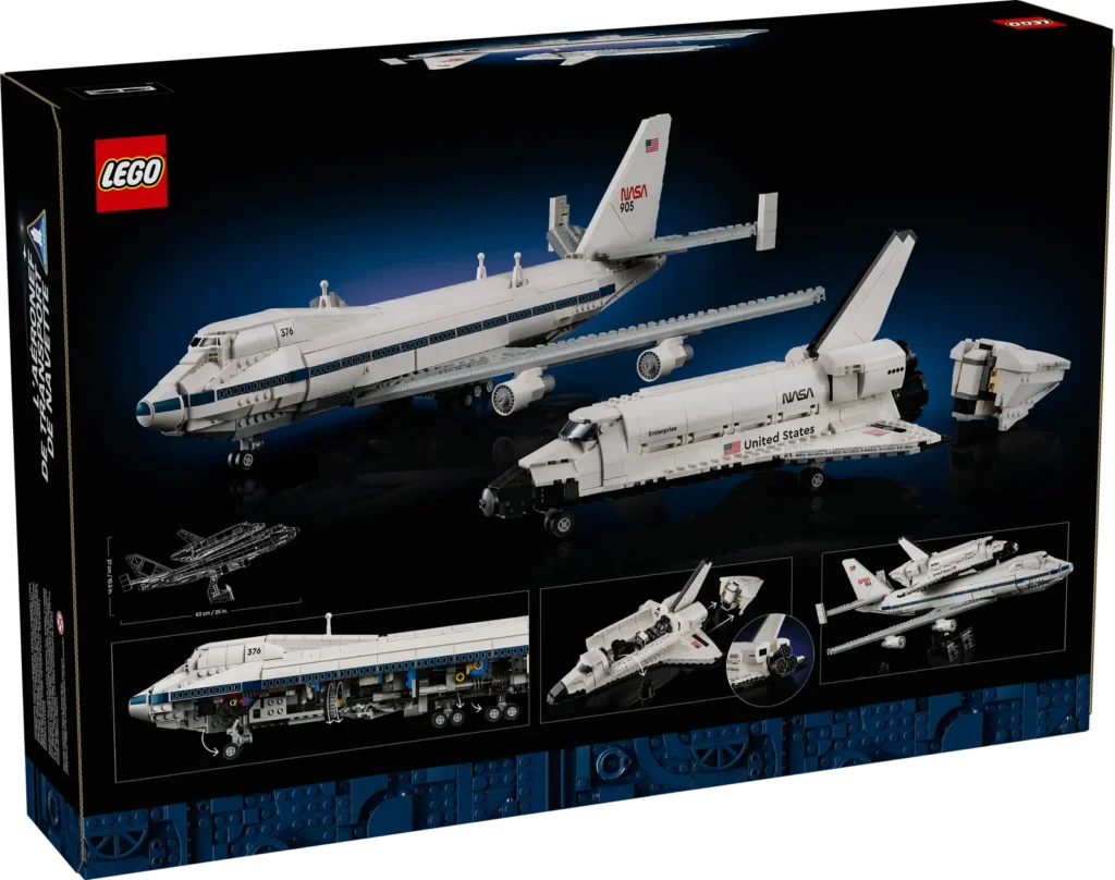 LEGO Icons 10360 Lietadlo na prepravu raketoplánu
