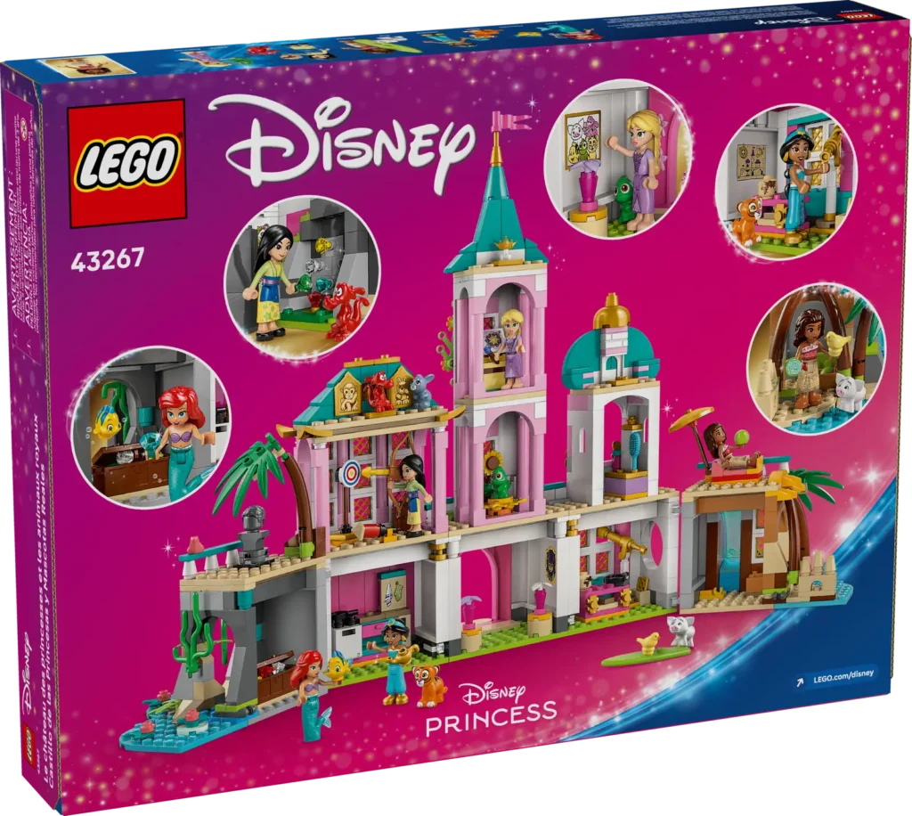 LEGO® Disney 43267 Hrad princezien a kráľovskí domácí miláčikovia
