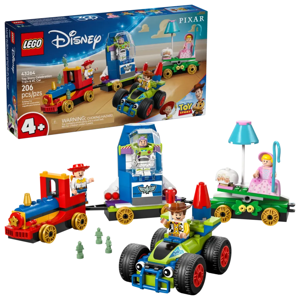 LEGO® Disney 43264 Slávnostný vláčik a Autíčko z Toy Story