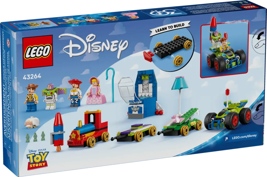 LEGO® Disney 43264 Slávnostný vláčik a Autíčko z Toy Story