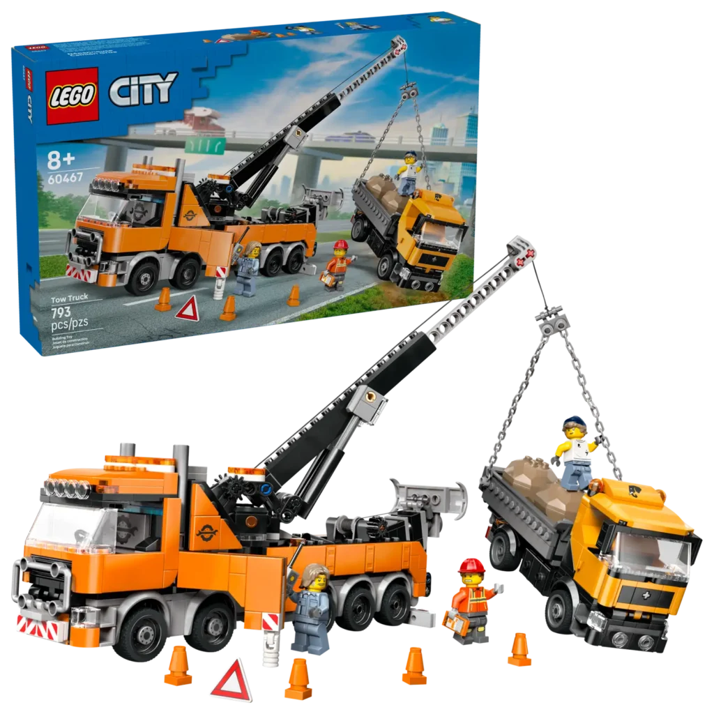 LEGO City 60467 Výkonné záchranné odťahové vozidlo so žeriavom