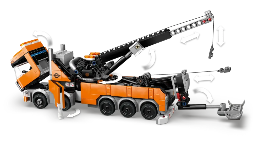 LEGO City 60467 Výkonné záchranné odťahové vozidlo so žeriavom