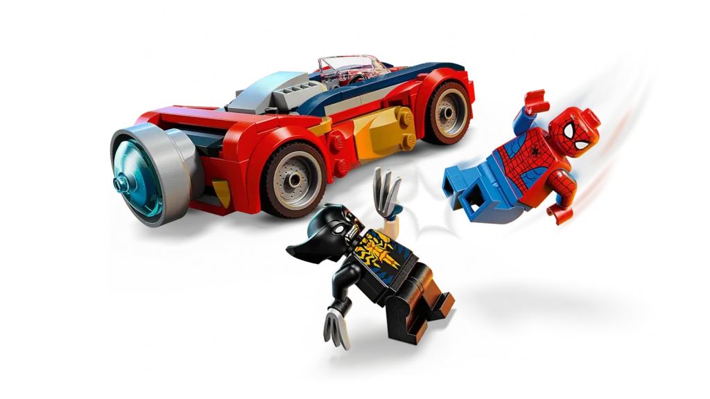 LEGO Marvel 76336 Spider-Man a auto vs. venomizovaný Wolverine