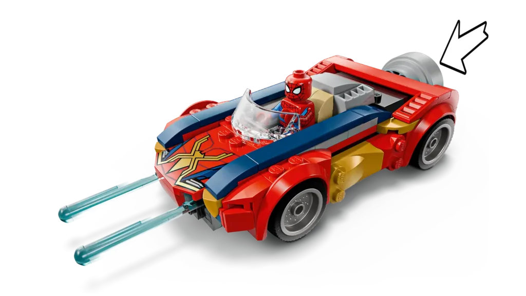 LEGO Marvel 76336 Spider-Man a auto vs. venomizovaný Wolverine