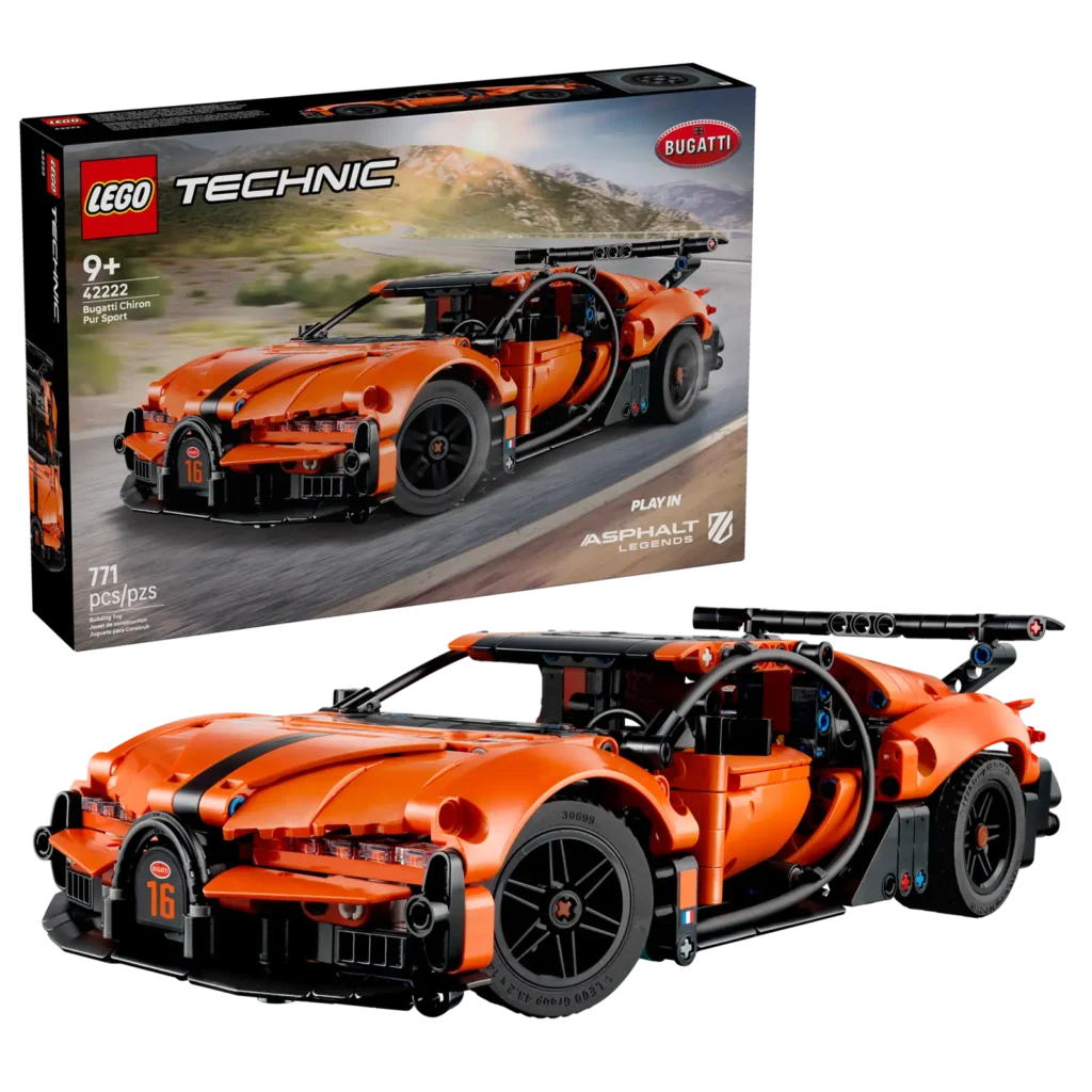 LEGO Technic 42222 Hyperauto Bugatti Chiron Pur Sport