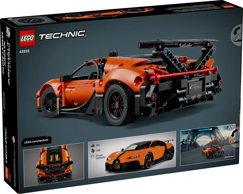 LEGO Technic 42222 Hyperauto Bugatti Chiron Pur Sport