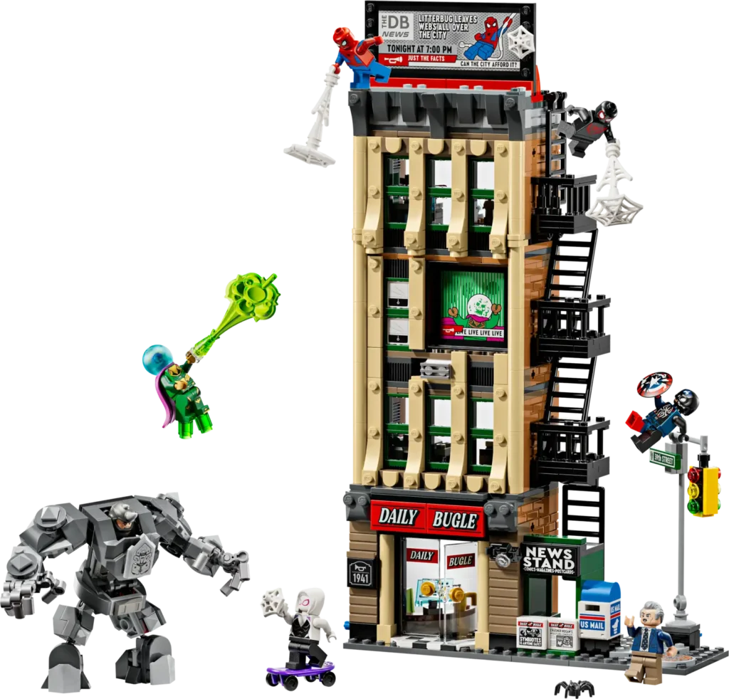 LEGO Marvel 76342 Spider-Man vs. Mysterio: Daily Bugle