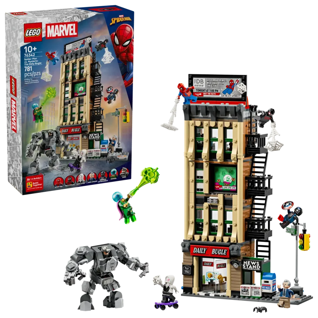 LEGO Marvel 76342 Spider-Man vs. Mysterio: Daily Bugle
