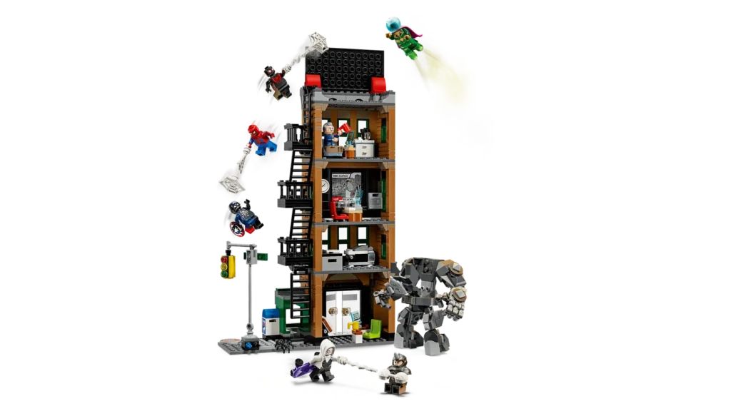 LEGO Marvel 76342 Spider-Man vs. Mysterio: Daily Bugle