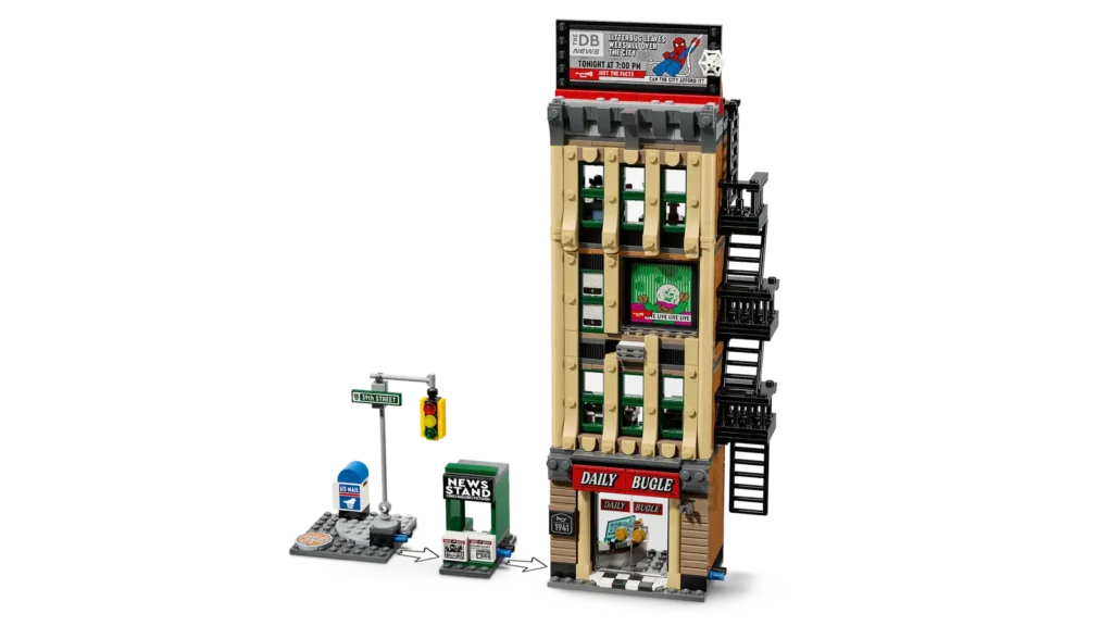 LEGO Marvel 76342 Spider-Man vs. Mysterio: Daily Bugle