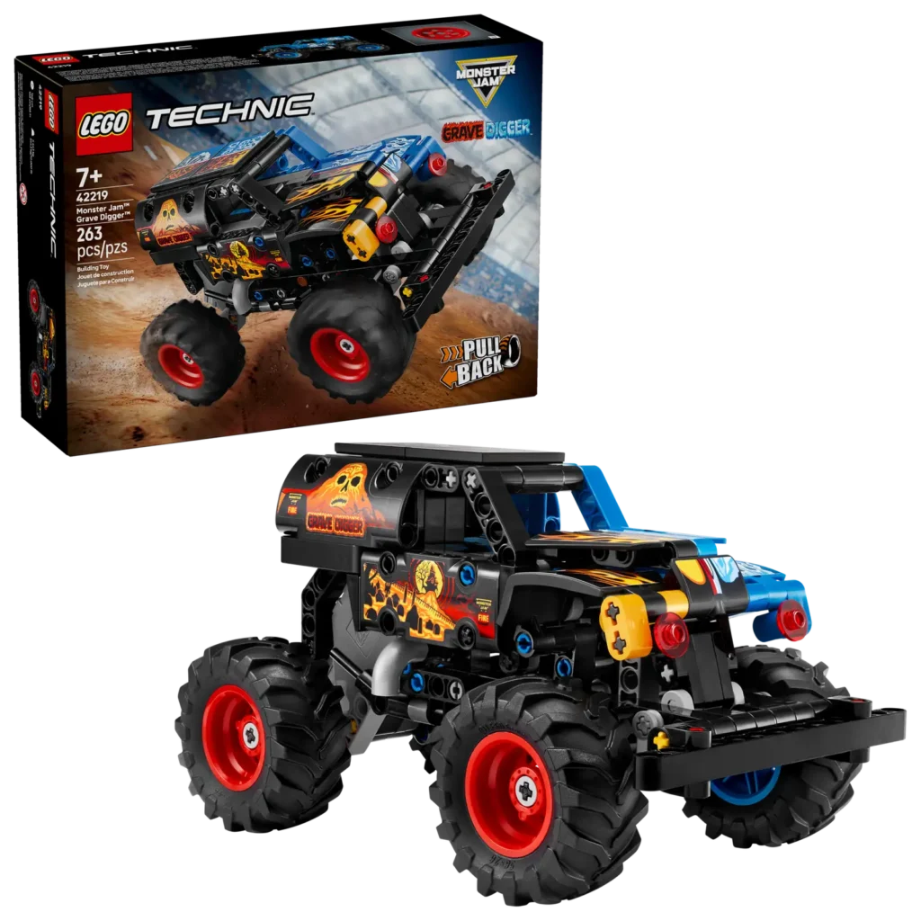 LEGO Technic 42219 Monster Jam Grave Digger Oheň a ľad