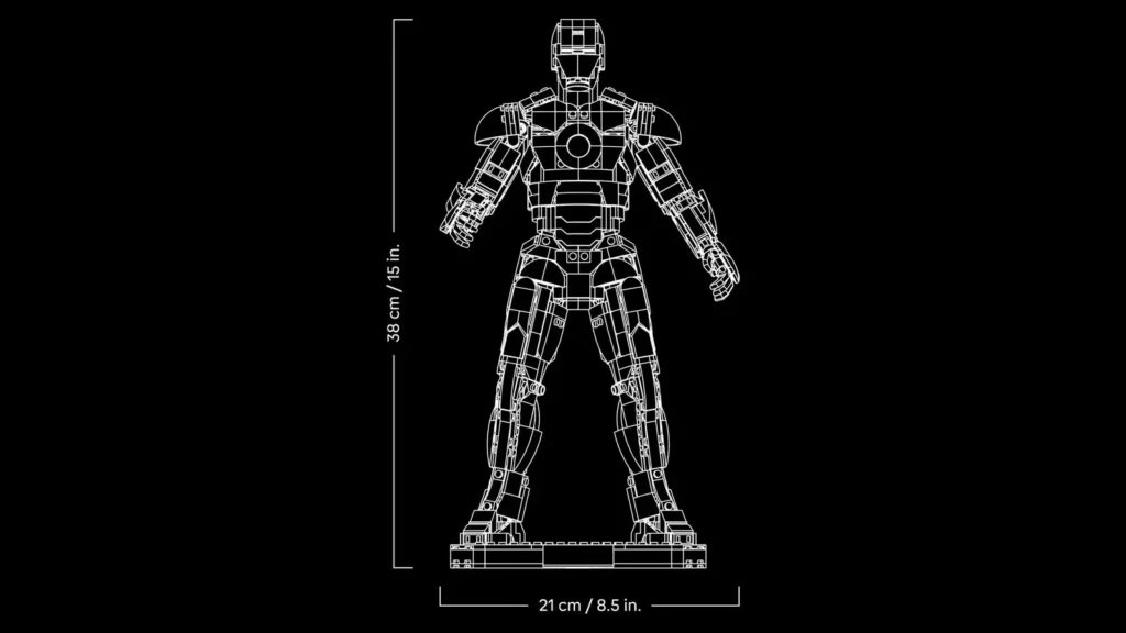 LEGO Marvel 76344 Iron Man Mark 3: zberateľská edícia