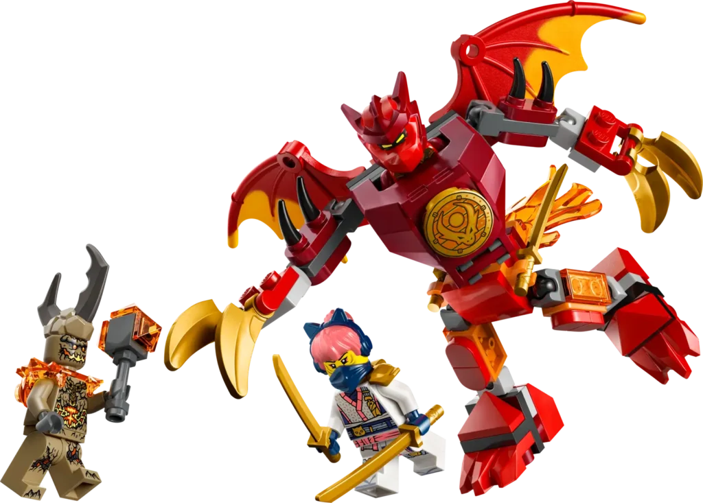 LEGO® NINJAGO 71851 Kaiov bojový balíček s dračím oblekom