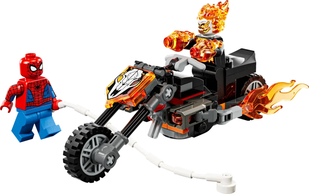 LEGO Marvel 76335 Spider-Man vs. Ghost Rider na motorke