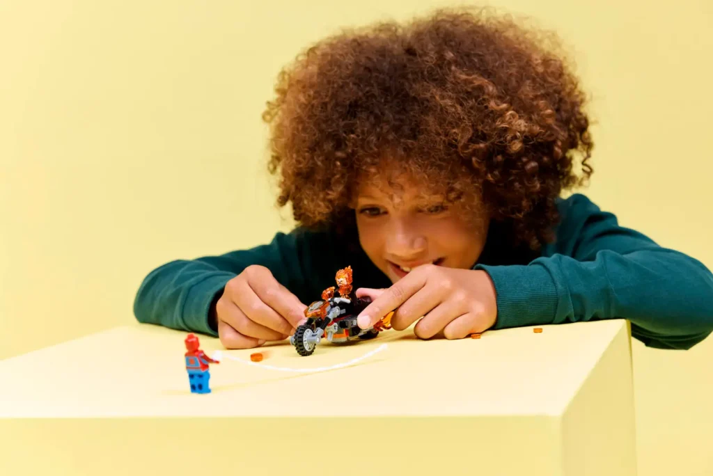 LEGO Marvel 76335 Spider-Man vs. Ghost Rider na motorke