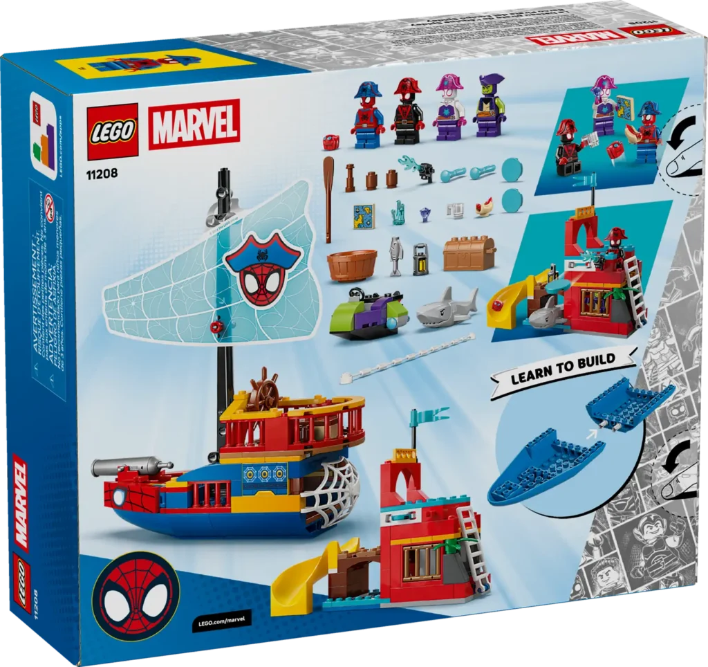 LEGO Marvel 11208 Pirátska loď Spideyho tímu