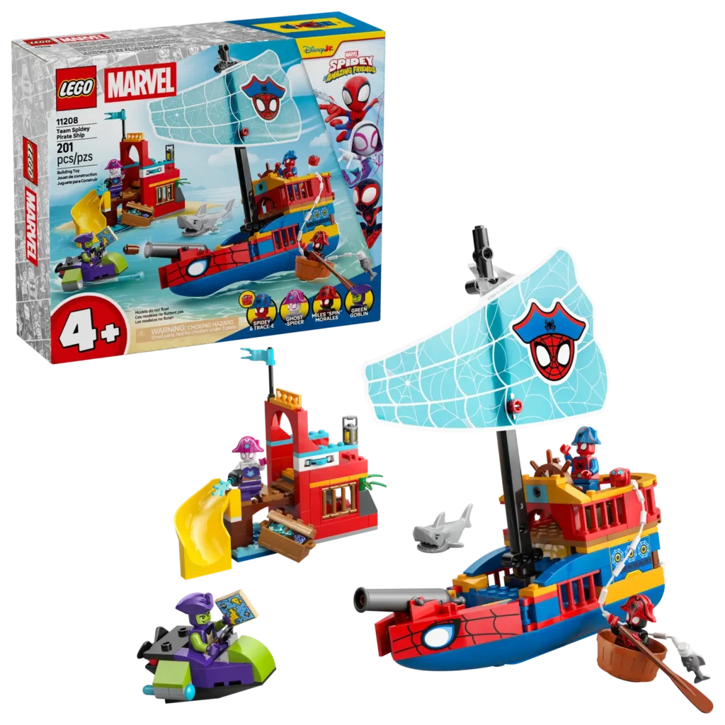 LEGO Marvel 11208 Pirátska loď Spideyho tímu