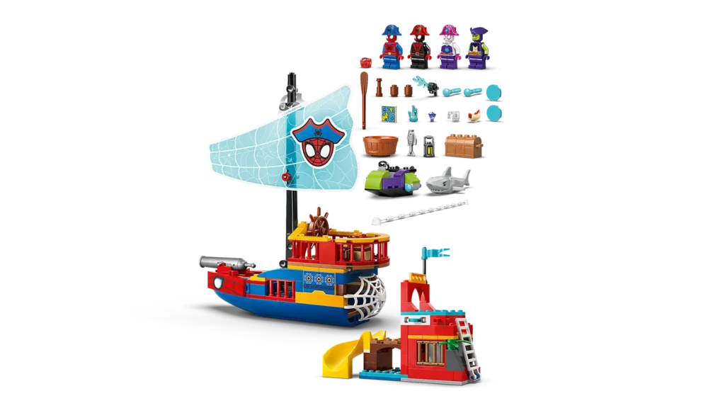 LEGO Marvel 11208 Pirátska loď Spideyho tímu