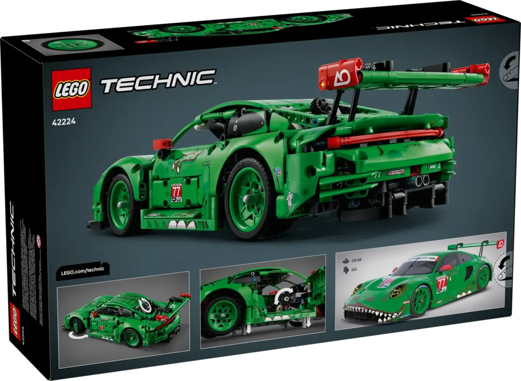 LEGO Technic 42224 Auto Porsche 911 GT3 R REXY AO Racing