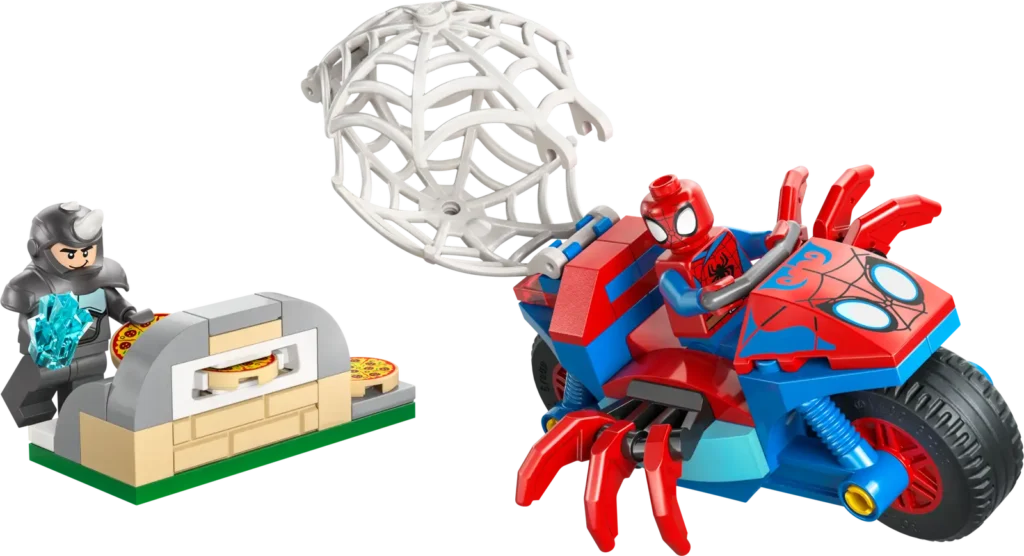 LEGO Marvel 11206 Spidey na motorke vs. Rhino