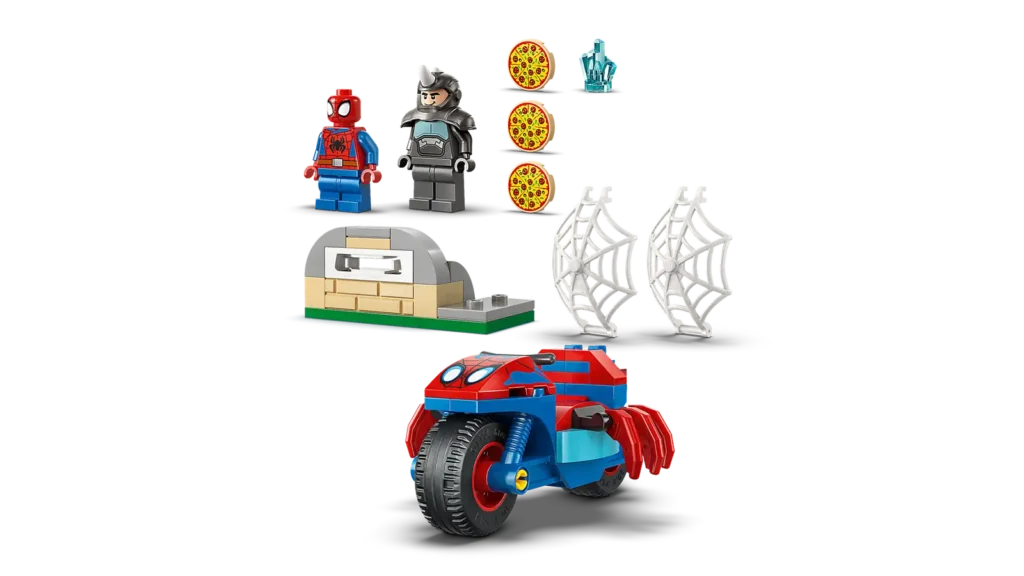 LEGO Marvel 11206 Spidey na motorke vs. Rhino