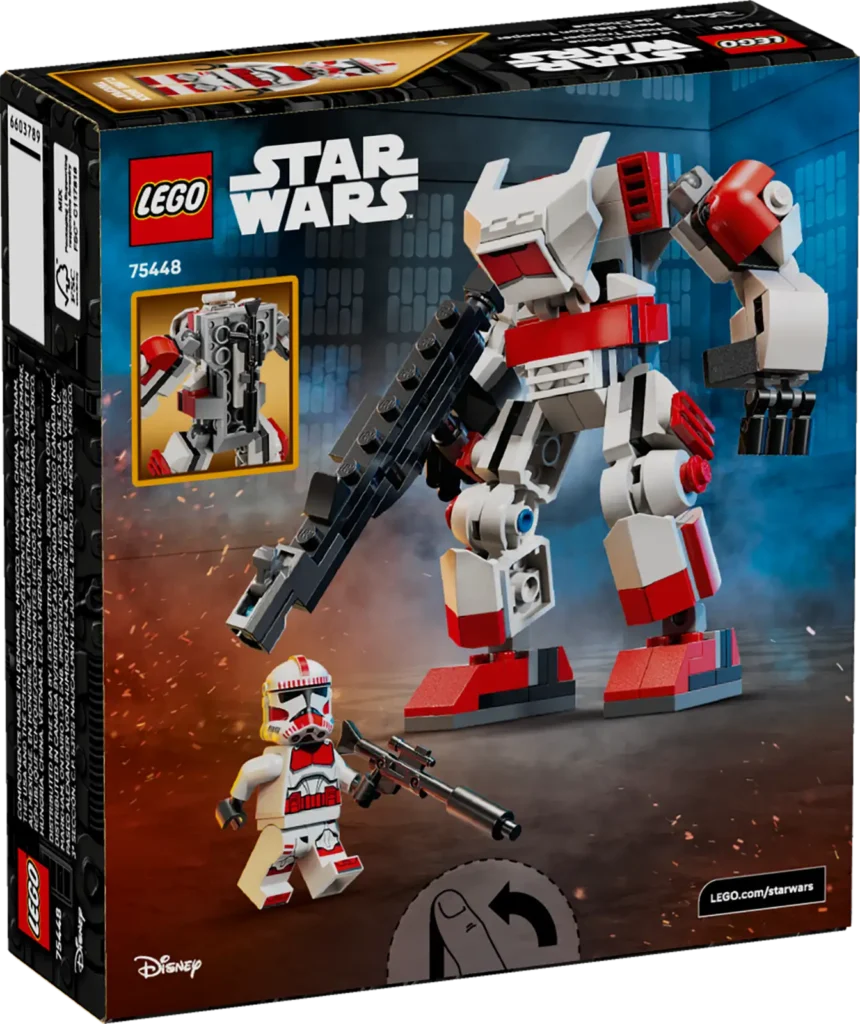 LEGO Star Wars 75448 Robotický oblek klonového šokového vojaka
