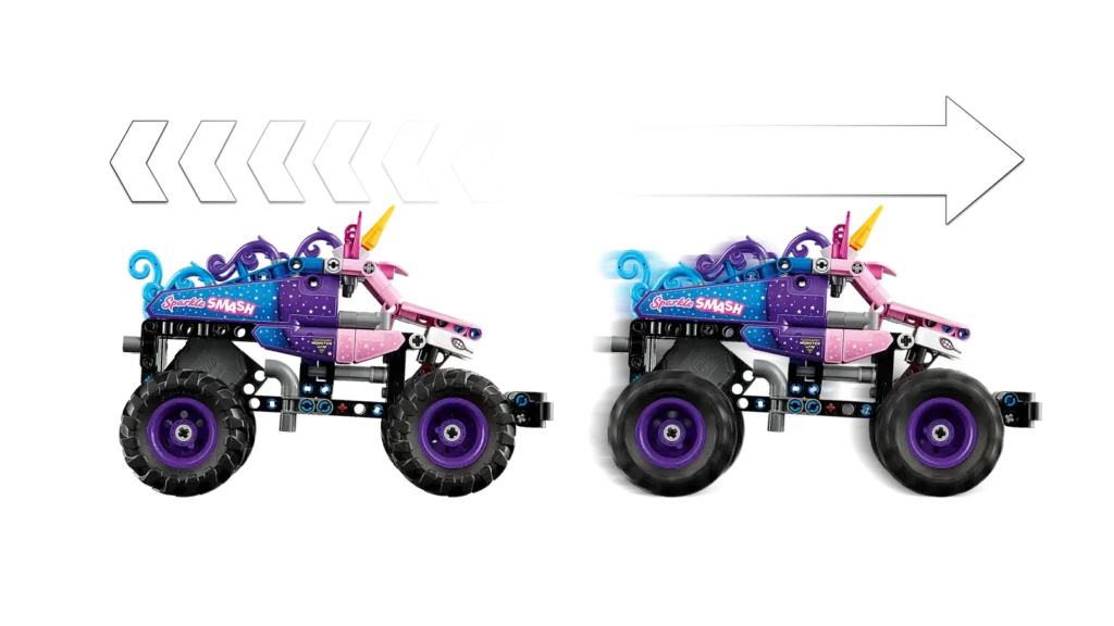 LEGO Technic 42220 Monster Jam Sparkle Smash s naťahovacím motorom