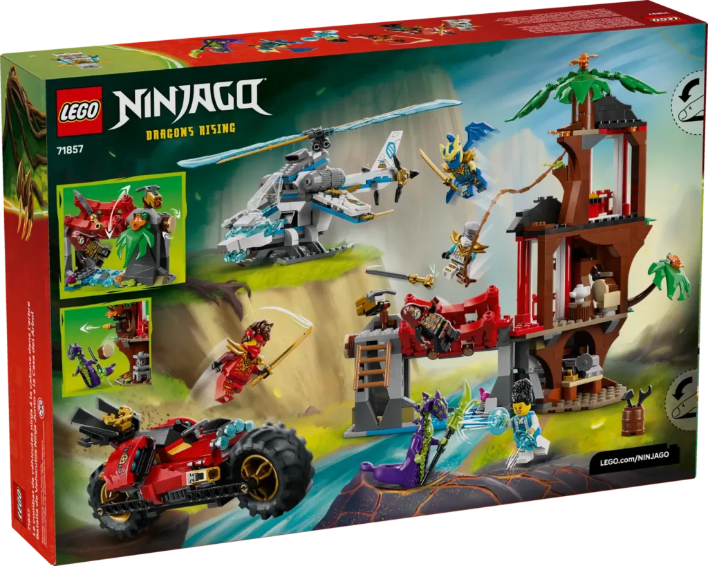 LEGO® NINJAGO 71857 Súboj nindža vozidiel a domček na strome