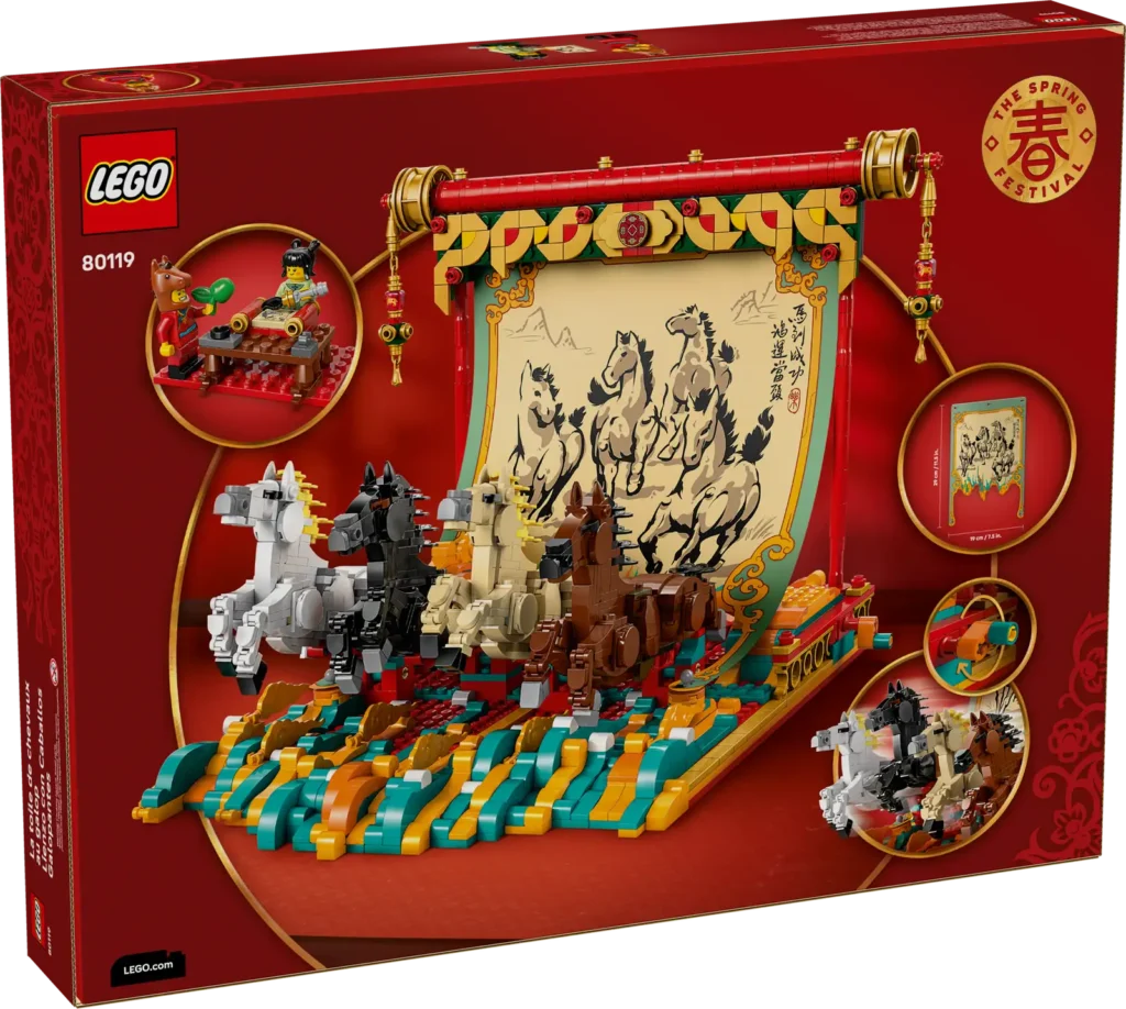 LEGO® 80119 Zvitok s obrazom cválajúcich koní