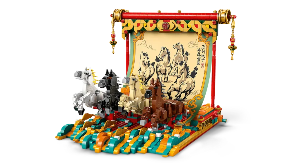 LEGO® 80119 Zvitok s obrazom cválajúcich koní