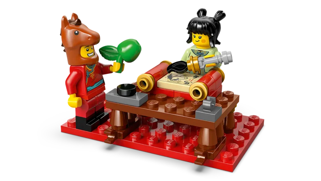 LEGO® 80119 Zvitok s obrazom cválajúcich koní