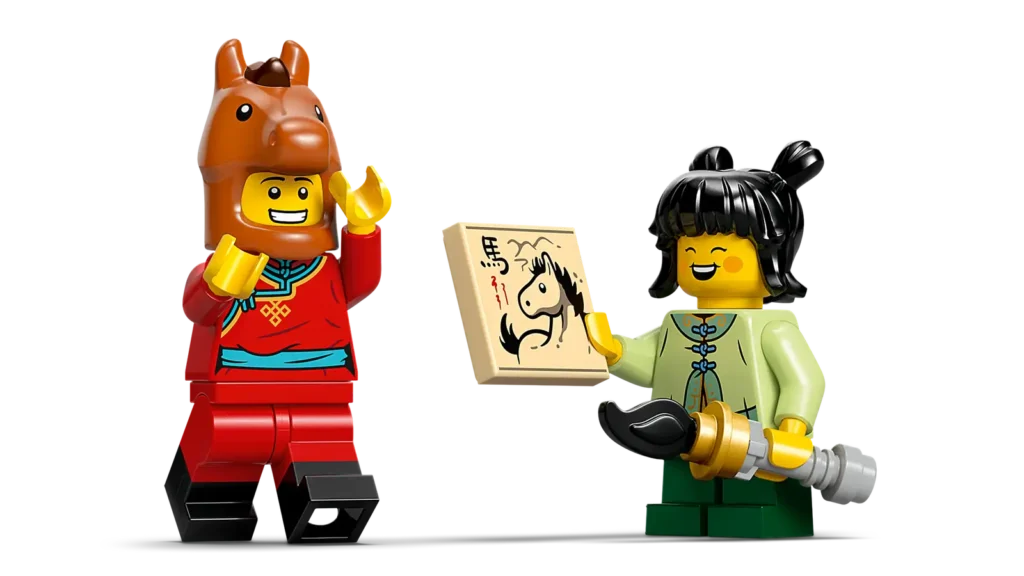 LEGO® 80119 Zvitok s obrazom cválajúcich koní