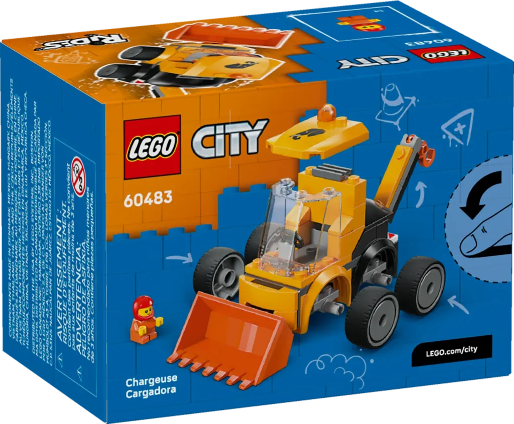 LEGO City 60483 Autíčka – Stavebný nakladač