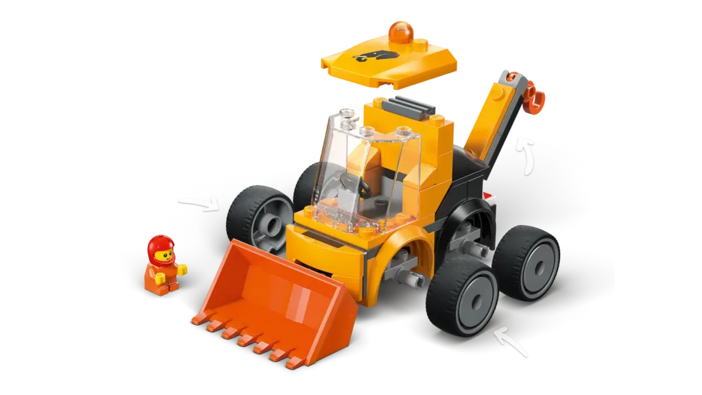 LEGO City 60483 Autíčka – Stavebný nakladač