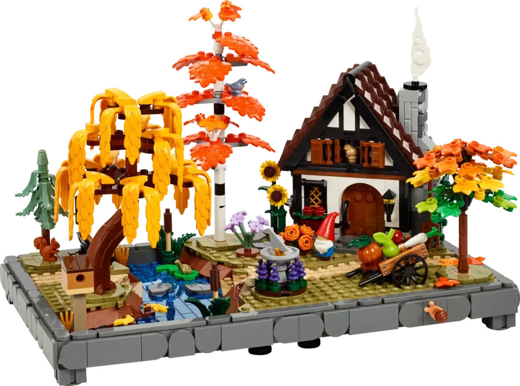 LEGO Icons 11372 Chata a jesenná záhrada