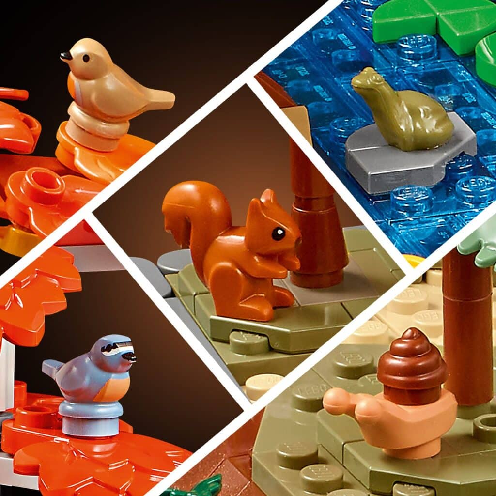 LEGO Icons 11372 Chata a jesenná záhrada