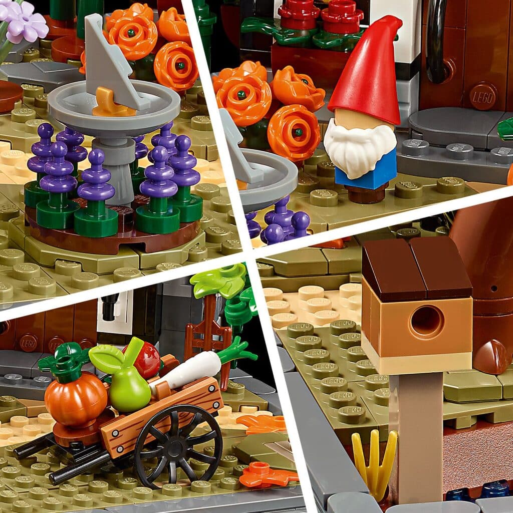 LEGO Icons 11372 Chata a jesenná záhrada