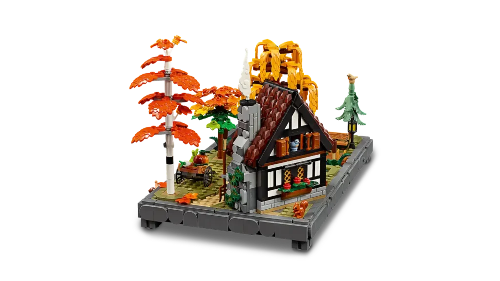 LEGO Icons 11372 Chata a jesenná záhrada