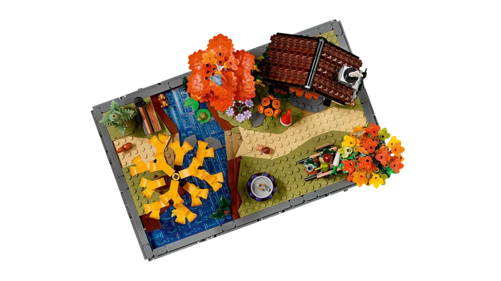 LEGO Icons 11372 Chata a jesenná záhrada