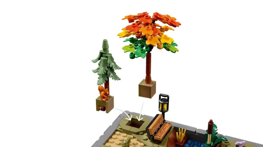 LEGO Icons 11372 Chata a jesenná záhrada