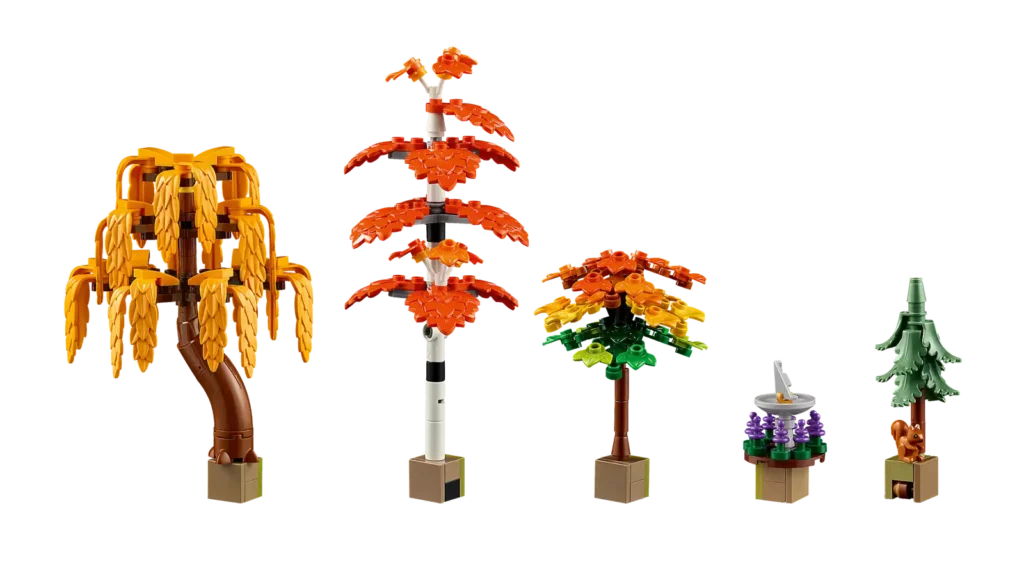 LEGO Icons 11372 Chata a jesenná záhrada