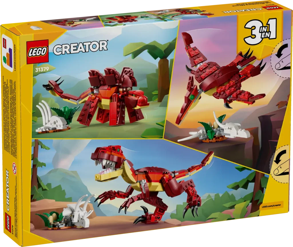 LEGO Creator 3v1 31379 Divoký dinosaurus