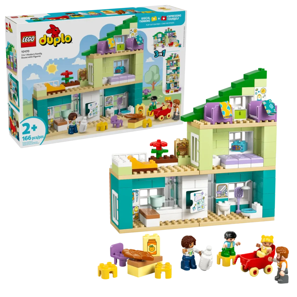 LEGO Duplo 10470 Moderný rodinný dom 3 v 1 s figúrkami