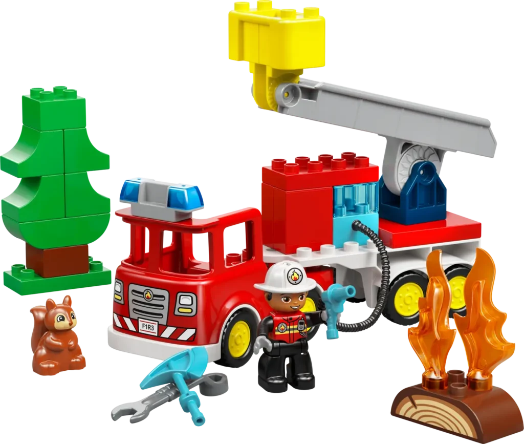 LEGO Duplo 10473 Hasičské auto s hadicou a hasičom