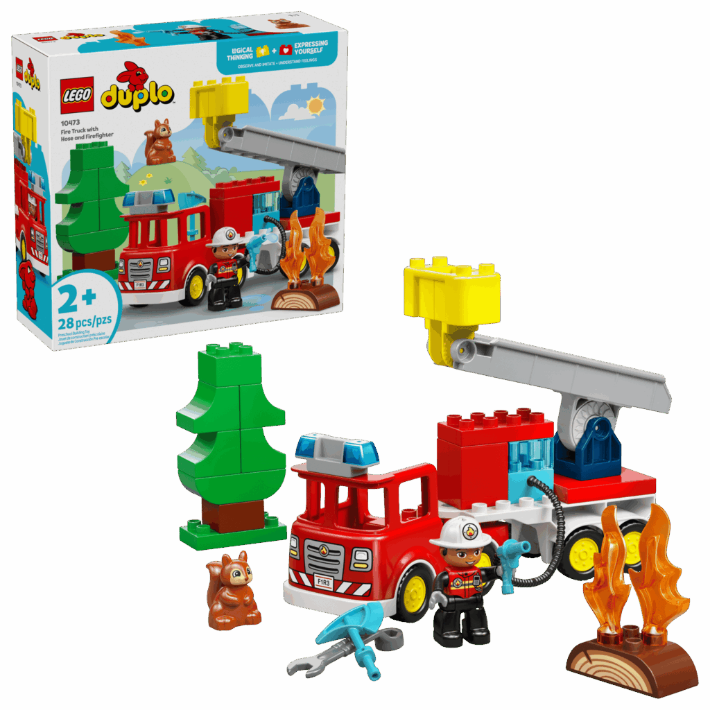 LEGO Duplo 10473 Hasičské auto s hadicou a hasičom