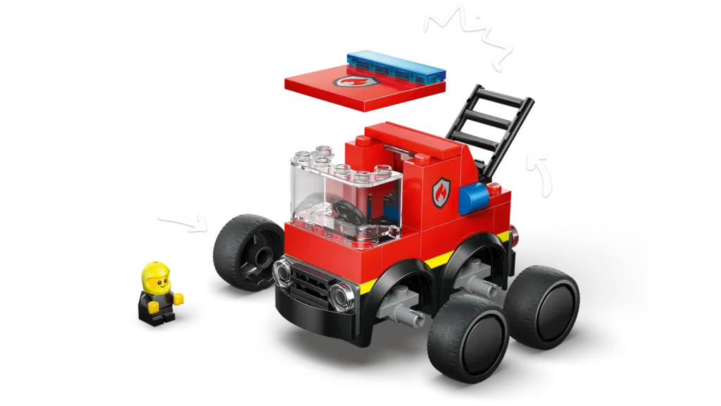 LEGO City 60482 Autíčka – Hasičské auto