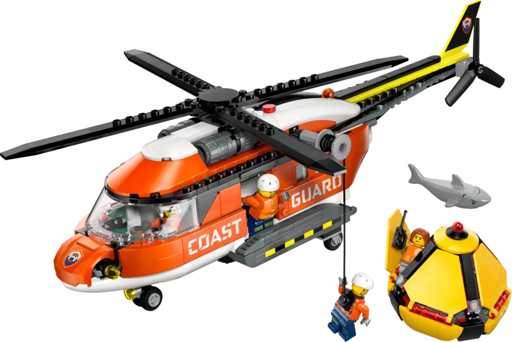 LEGO City 60503 Helikoptéra pobrežnej hliadky