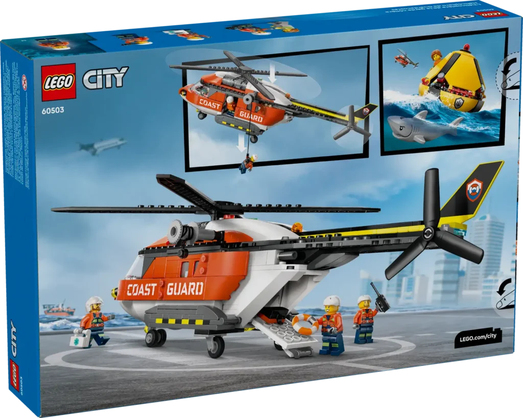 LEGO City 60503 Helikoptéra pobrežnej hliadky