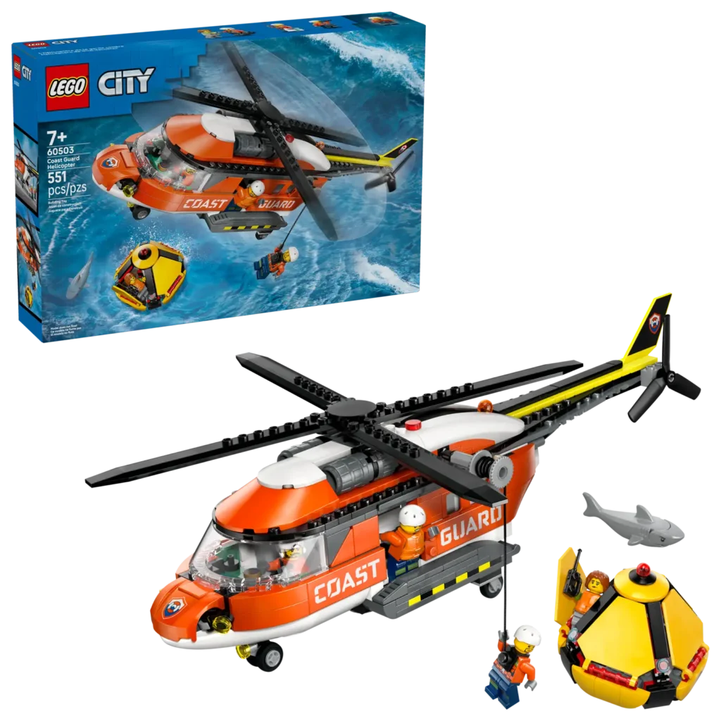 LEGO City 60503 Helikoptéra pobrežnej hliadky