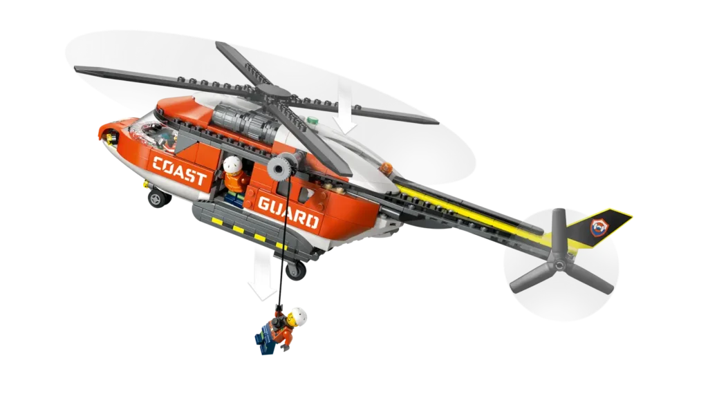 LEGO City 60503 Helikoptéra pobrežnej hliadky